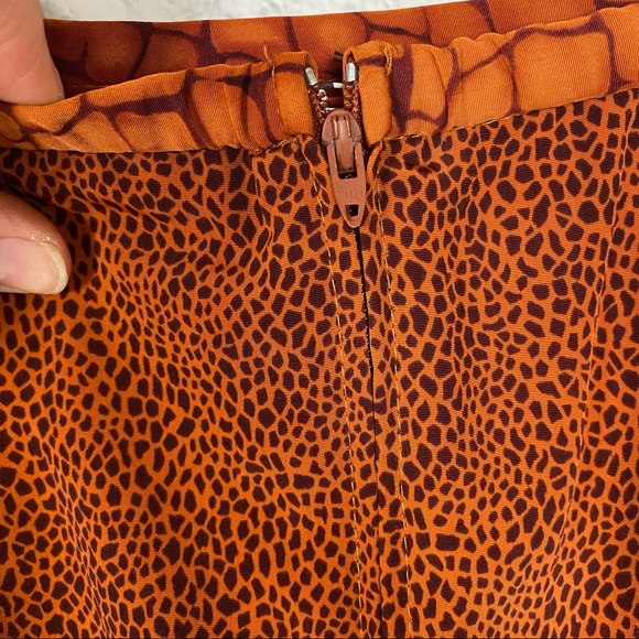 *Vintage animal print skirt - Picture 9 of 9